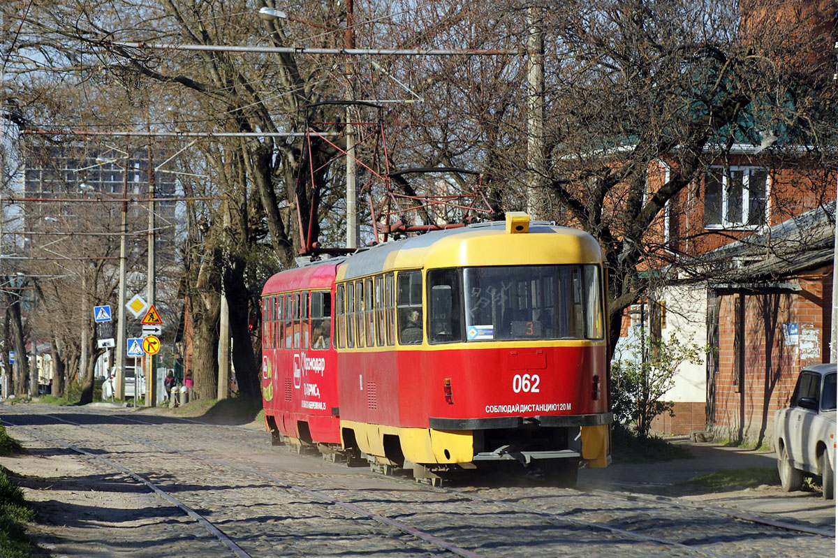 Краснодар, Tatra T3SU № 062