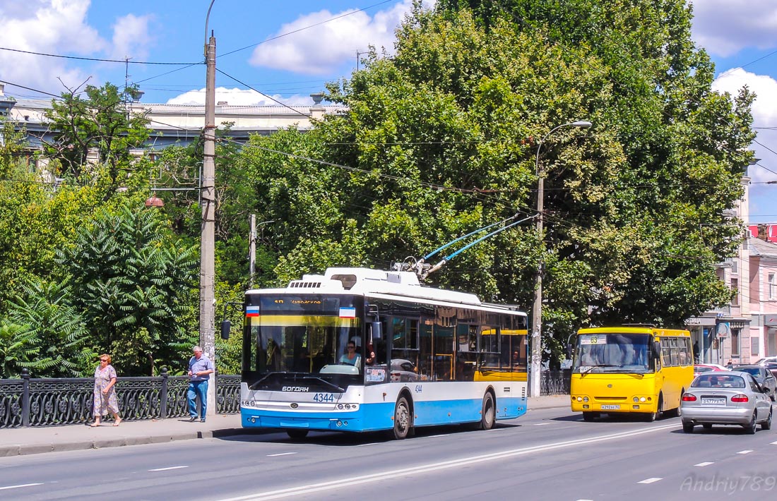 Крымский троллейбус, Богдан Т70110 № 4344