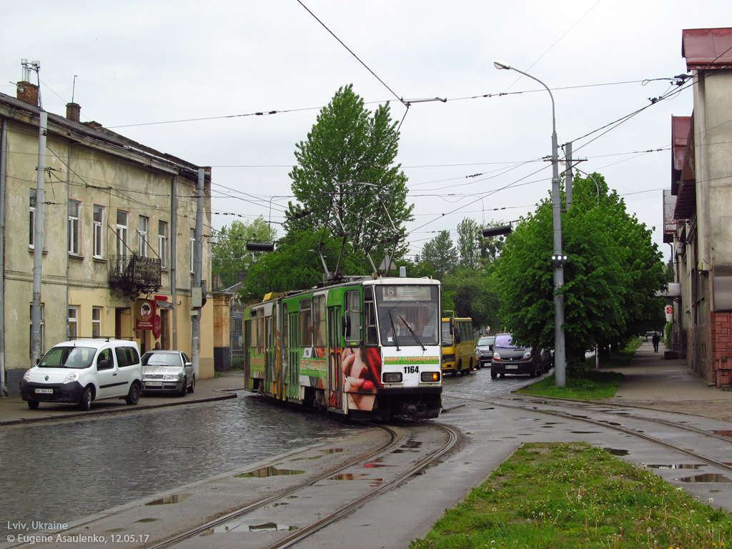 Львов, Tatra KT4D № 1164