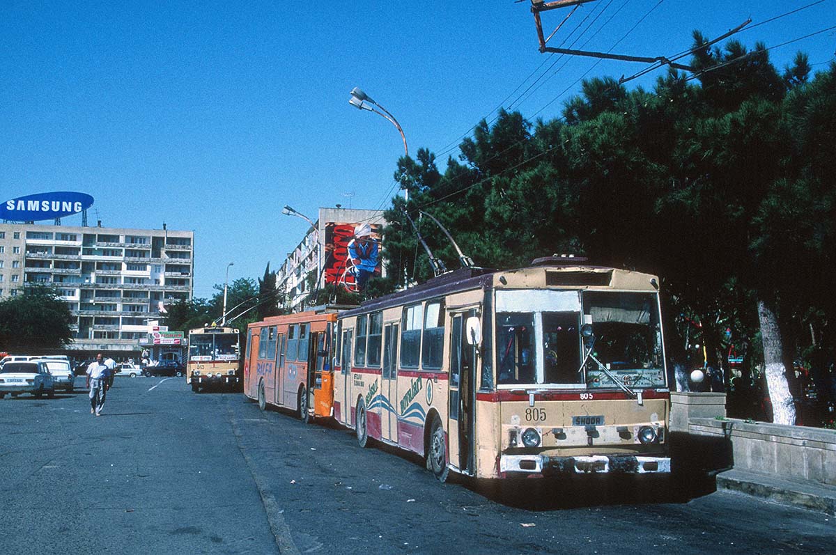 Баку, Škoda 14Tr02/6 № 805; Баку — Сентябрь 1999