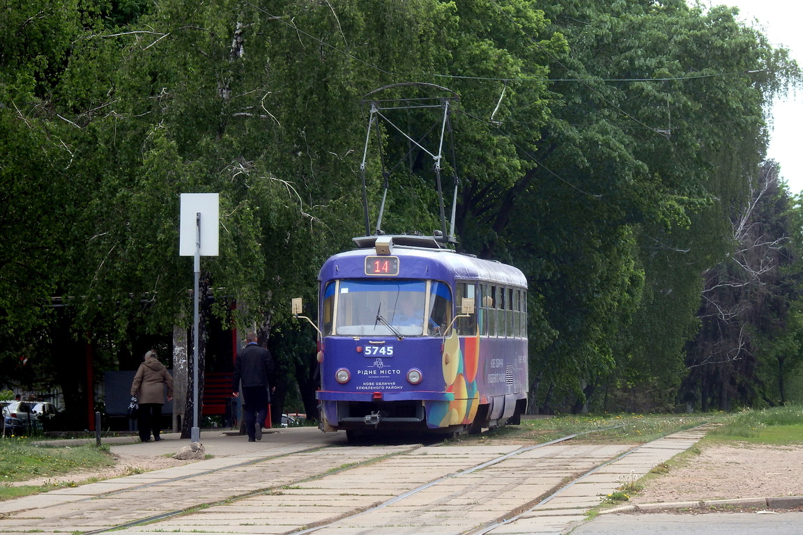 Киев, Tatra T3SU № 5745 Киев, Tatra T3SU № 5745