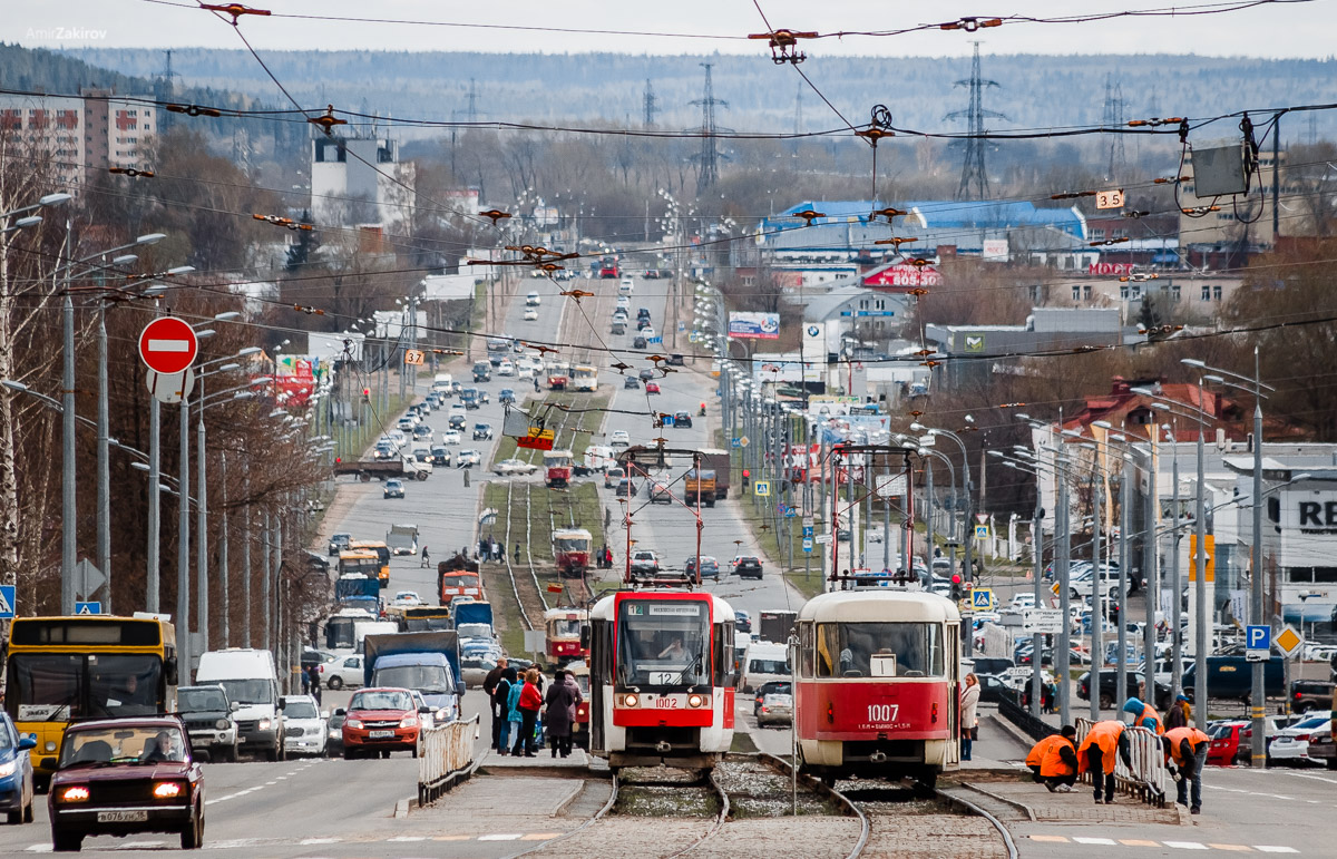 Ижевск — Линии электротранспорта
