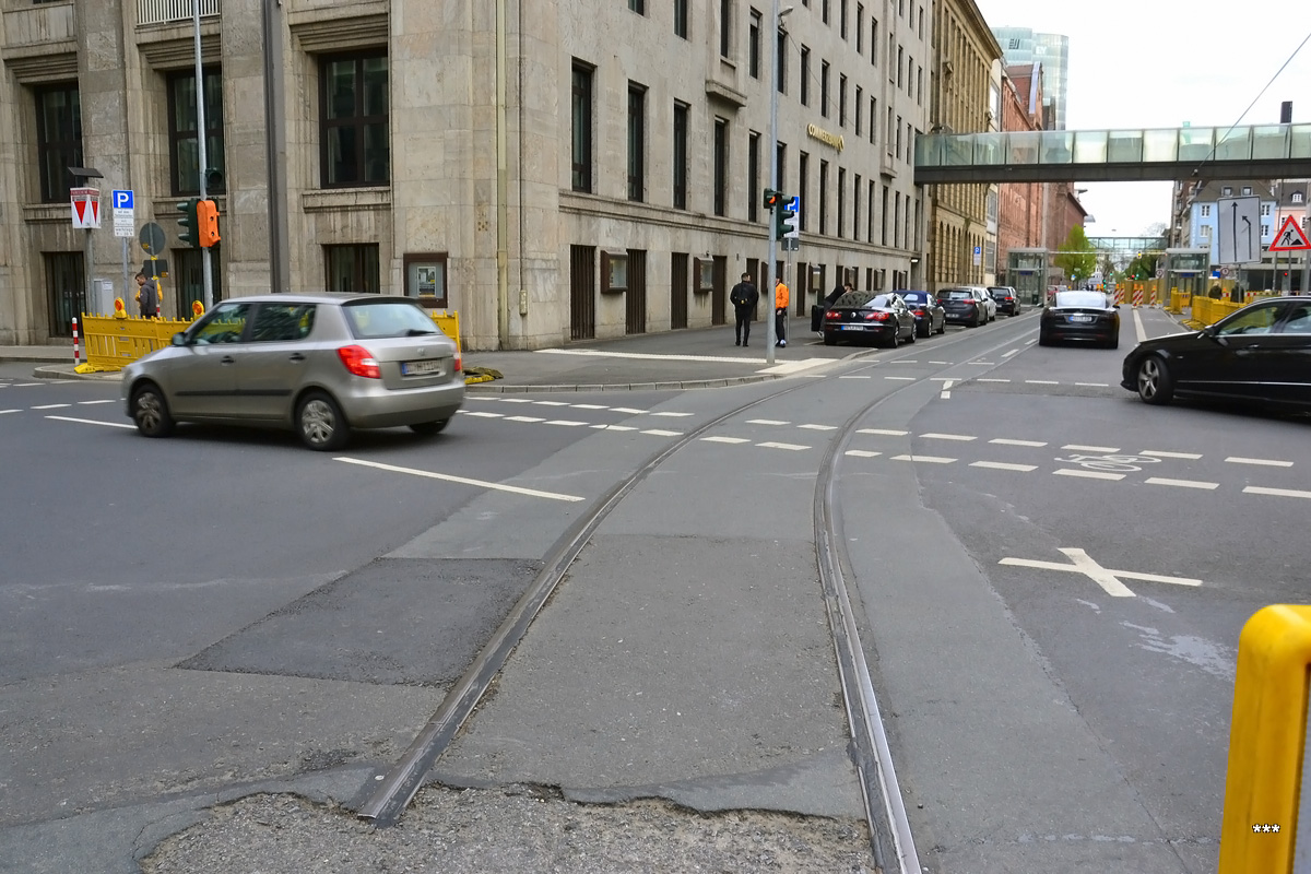 Дюссельдорф — Закрытые трамвайные линии