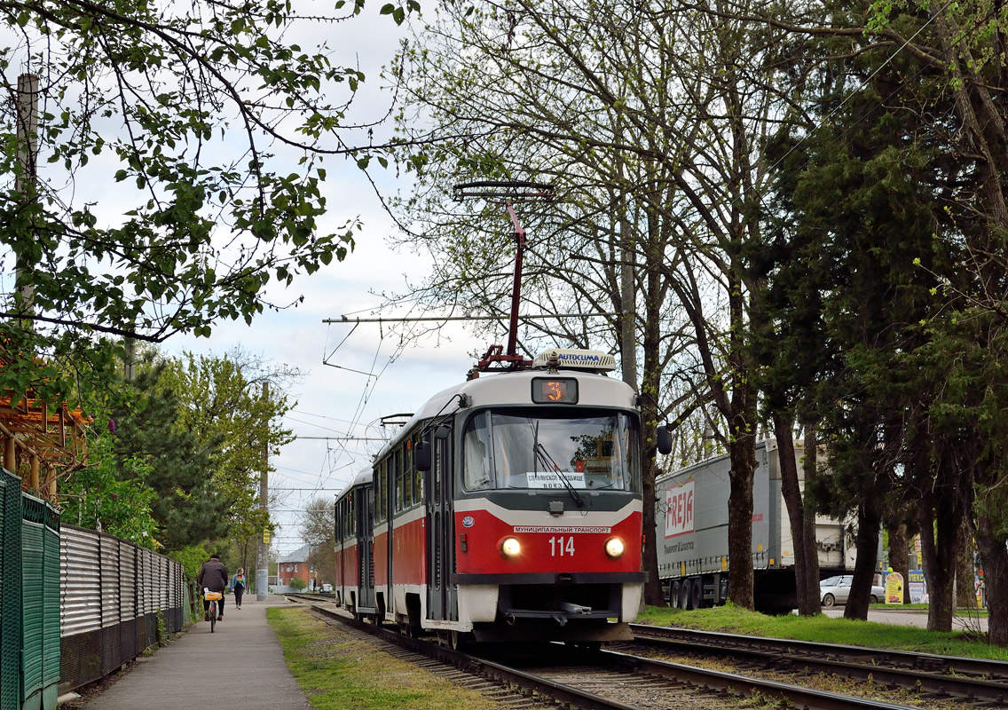 Краснодар, Tatra T3SU КВР ТМЗ № 114