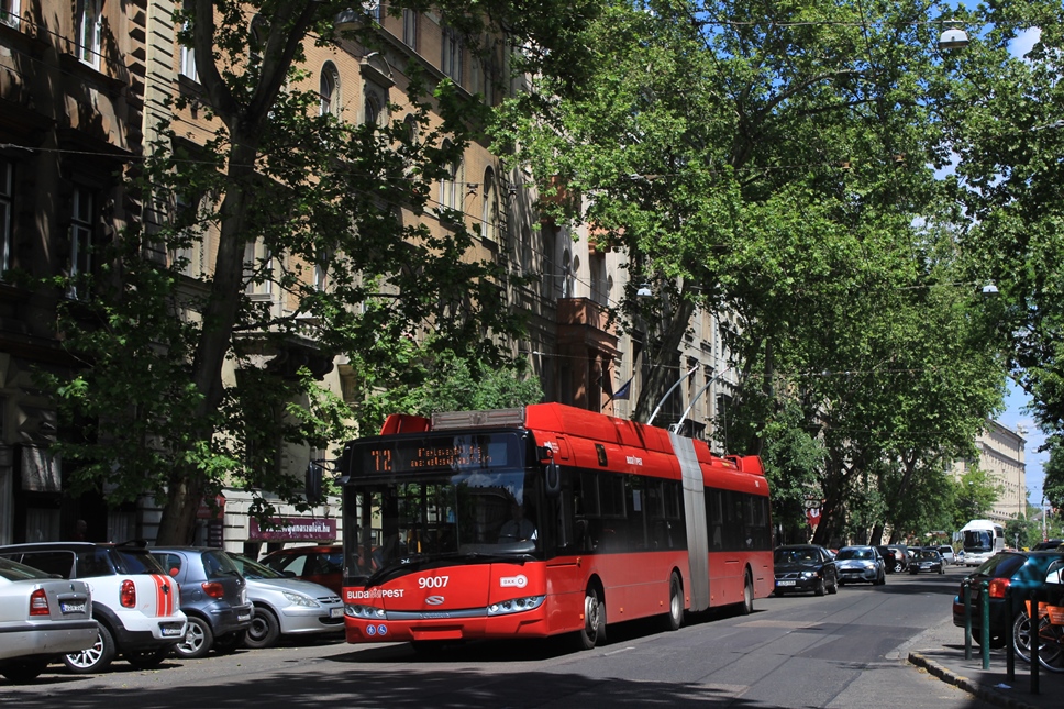 布达佩斯, Solaris Trollino III 18 Škoda # 9007
