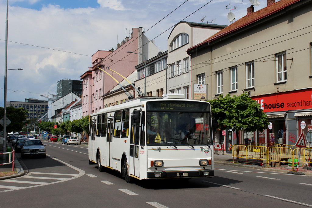 Пардубице, Škoda 14TrM № 347; Пардубице — Празднование 65-летия троллейбусного движения в Пардубице