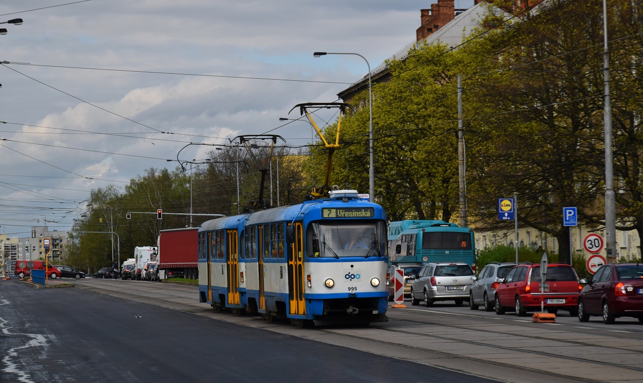 Острава, Tatra T3R.P № 995