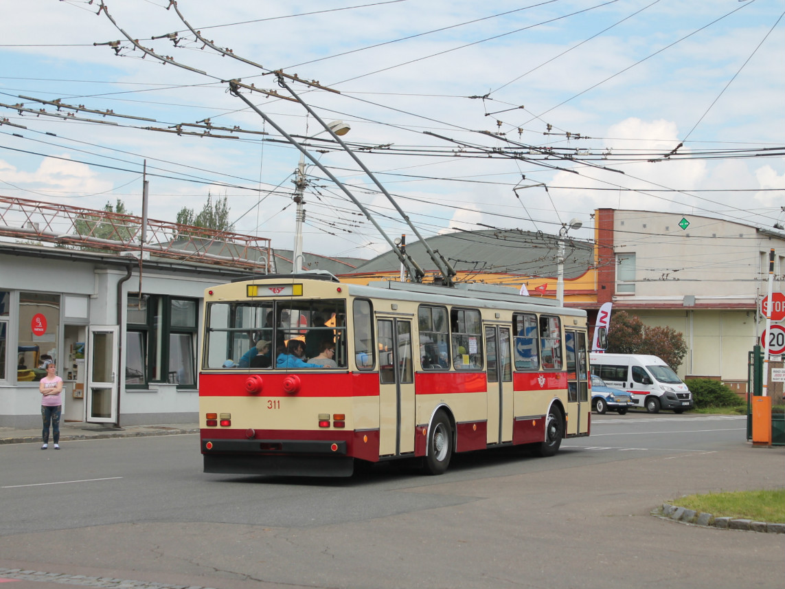 Пардубице, Škoda 14Tr08/6 № 311; Пардубице — Празднование 65-летия троллейбусного движения в Пардубице