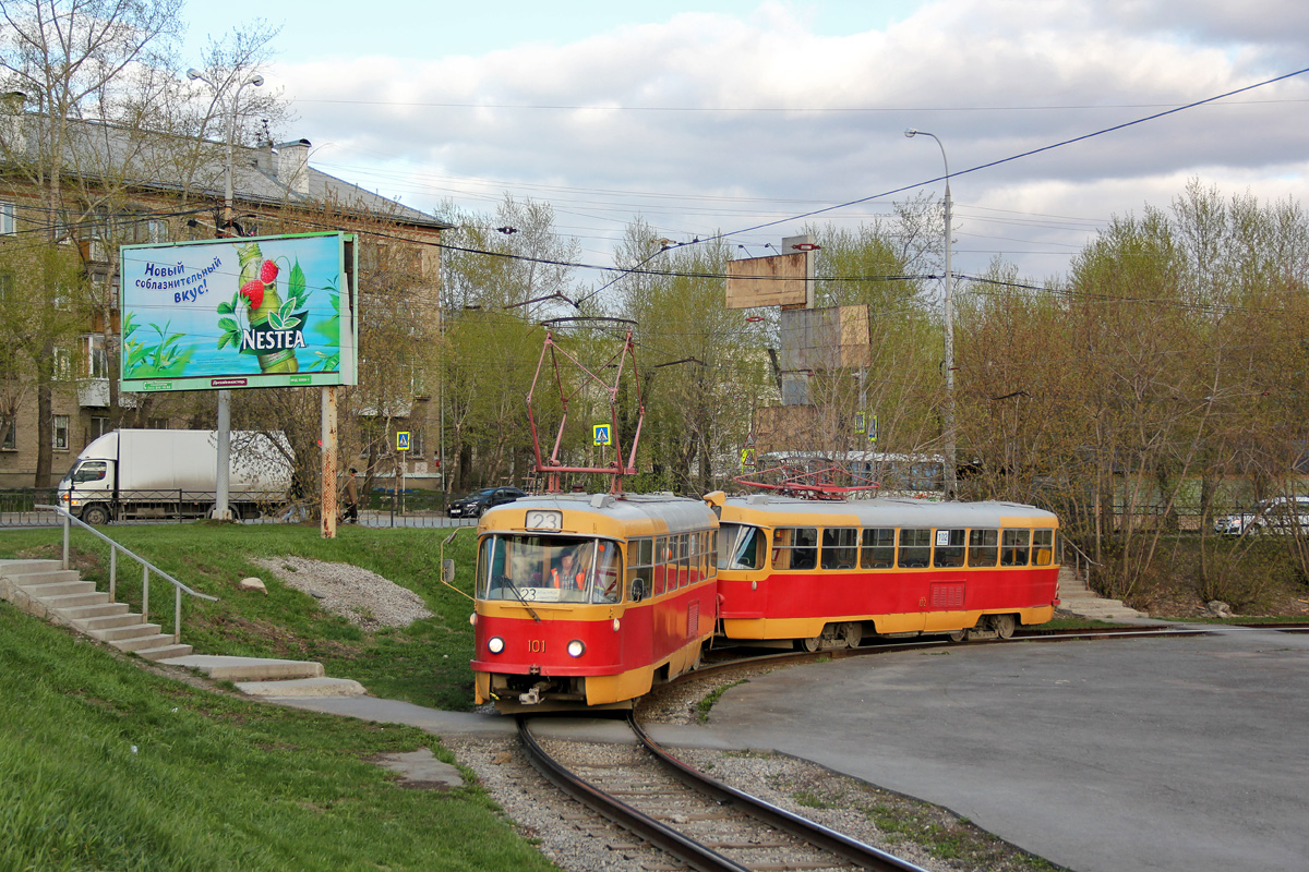 Jekaterinburg, Tatra T3SU (2-door) № 101