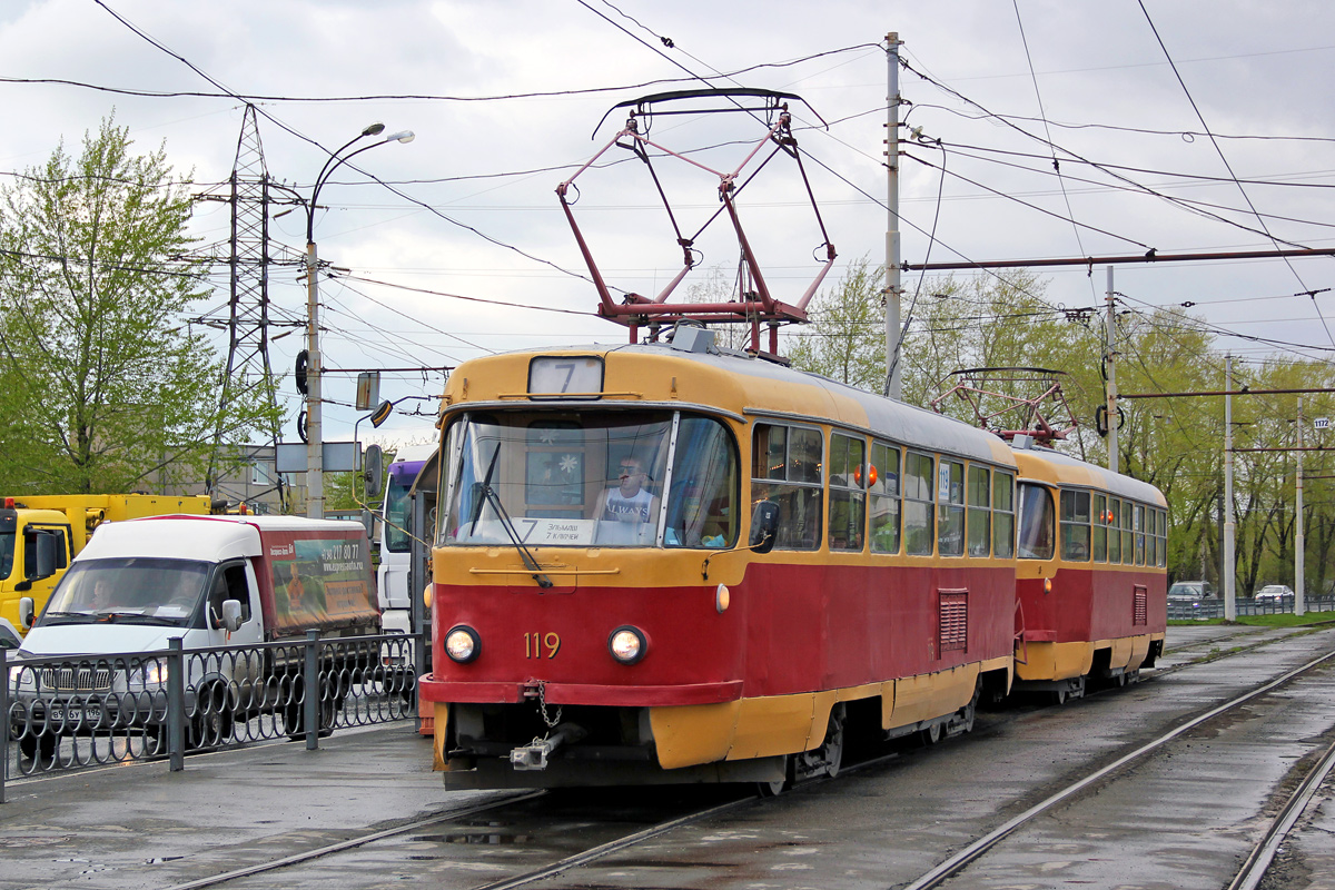 Екатеринбург, Tatra T3SU (двухдверная) № 119