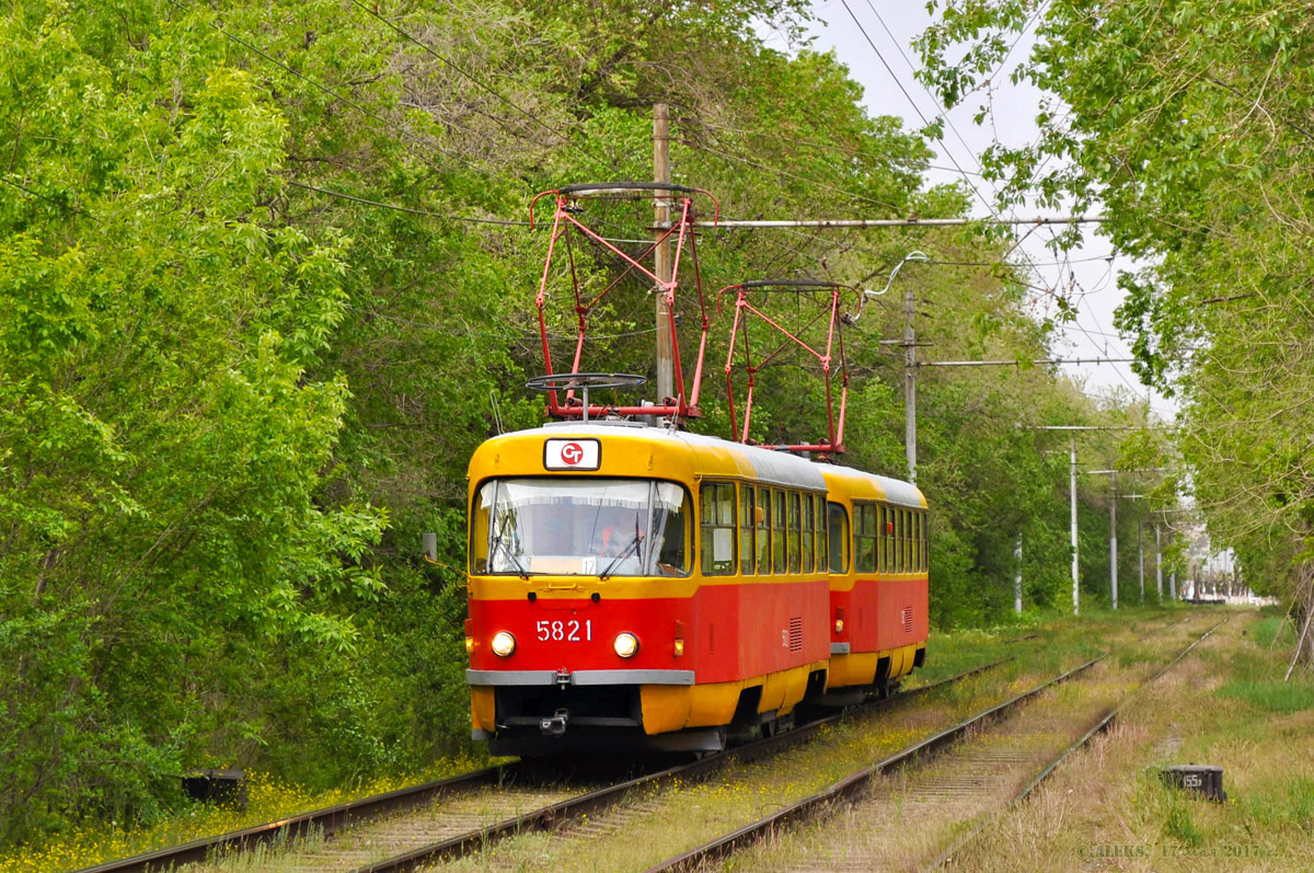 Волгоград, Tatra T3SU № 5821