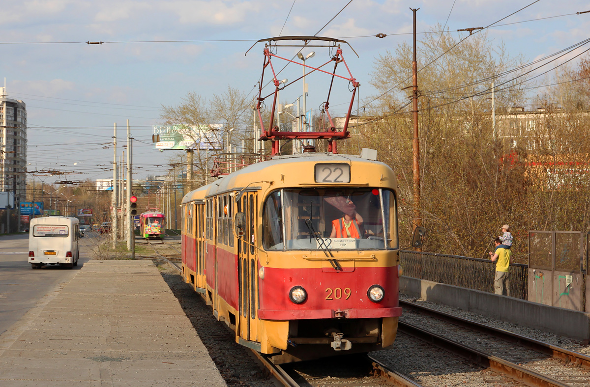 Екатеринбург, Tatra T3SU № 209