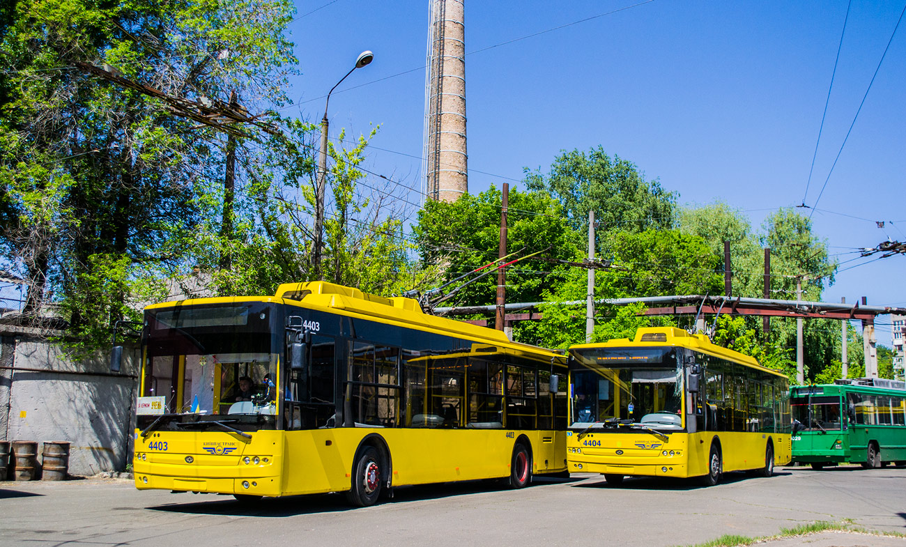 Киев, Богдан Т70110 № 4404; Киев, Богдан Т70110 № 4403