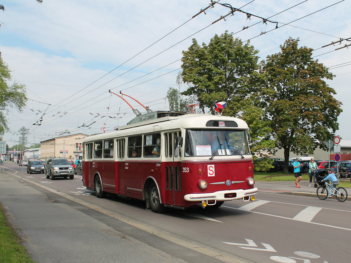 Пардубице, Škoda 9TrHT26 № 353; Пардубице — Празднование 65-летия троллейбусного движения в Пардубице
