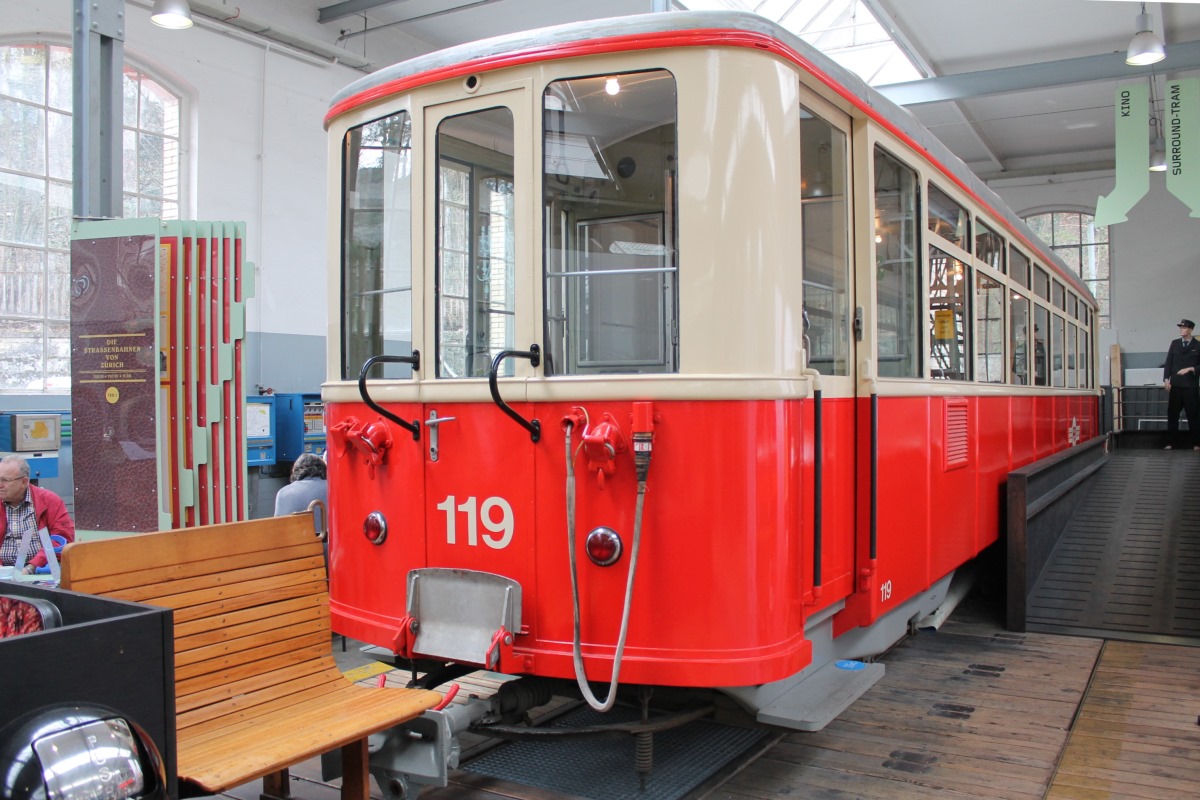 Цюрих, Четырёхосный прицепной вагон № 119
