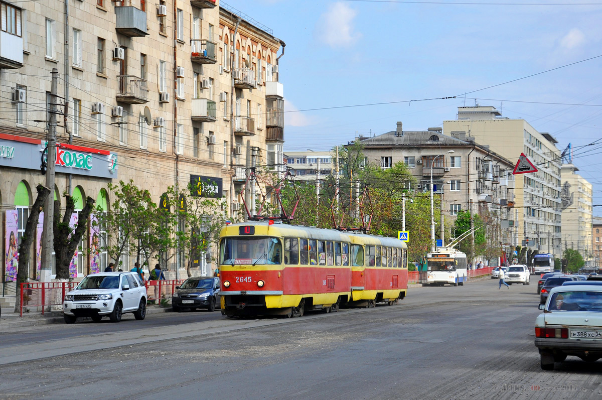 Волгоград, Tatra T3SU (двухдверная) № 2645; Волгоград, Tatra T3SU (двухдверная) № 2660