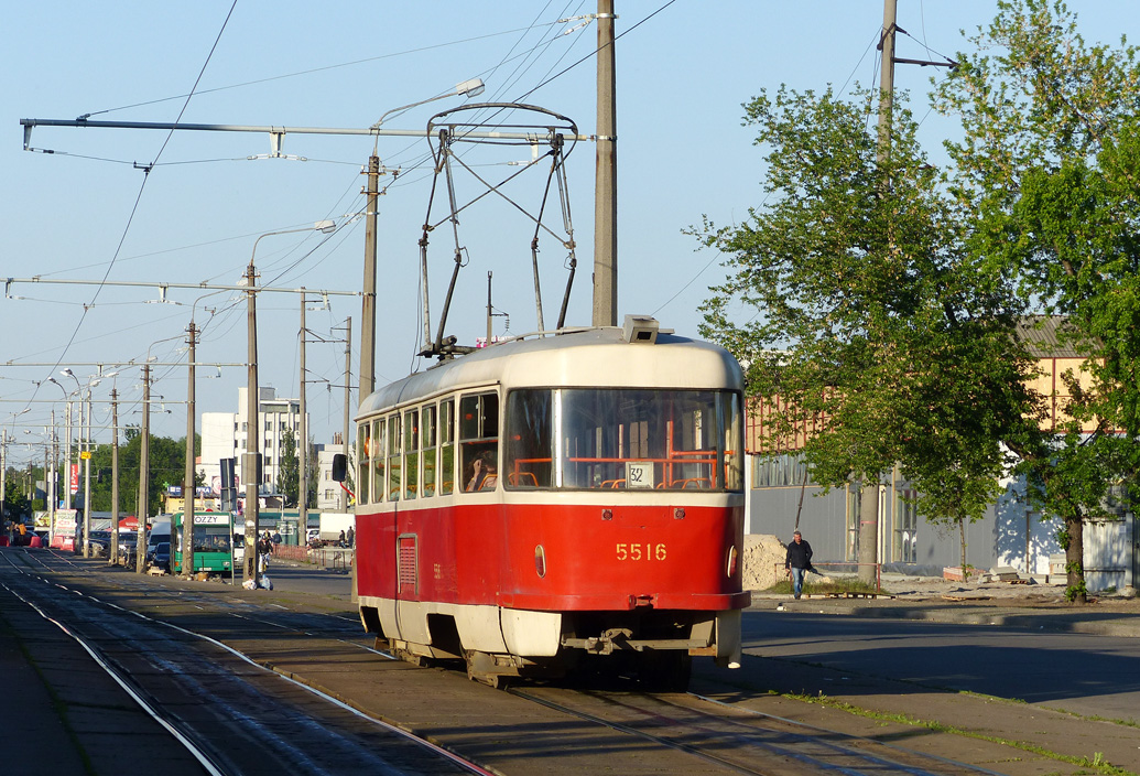Киев, Tatra T3SU № 5516