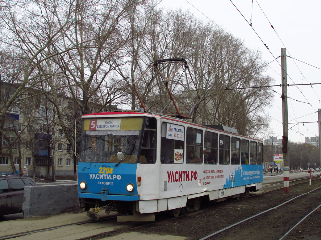 Ульяновск, Tatra T6B5SU № 2204