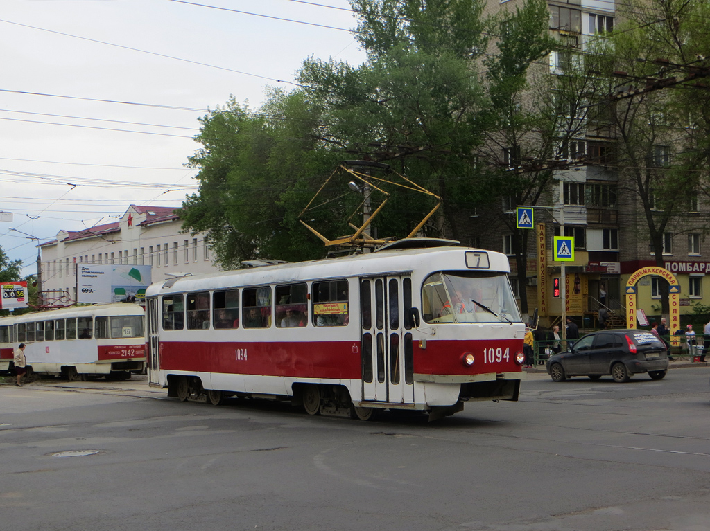 Самара, Tatra T3SU (двухдверная) № 1094