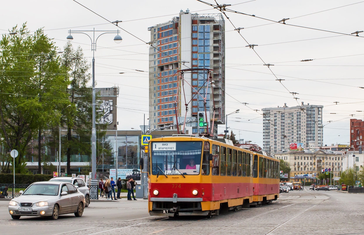 Jekaterinburg, Tatra T6B5SU Nr. 774