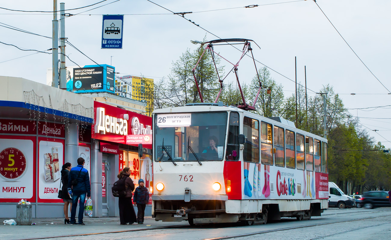 Екатеринбург, Tatra T6B5SU № 762
