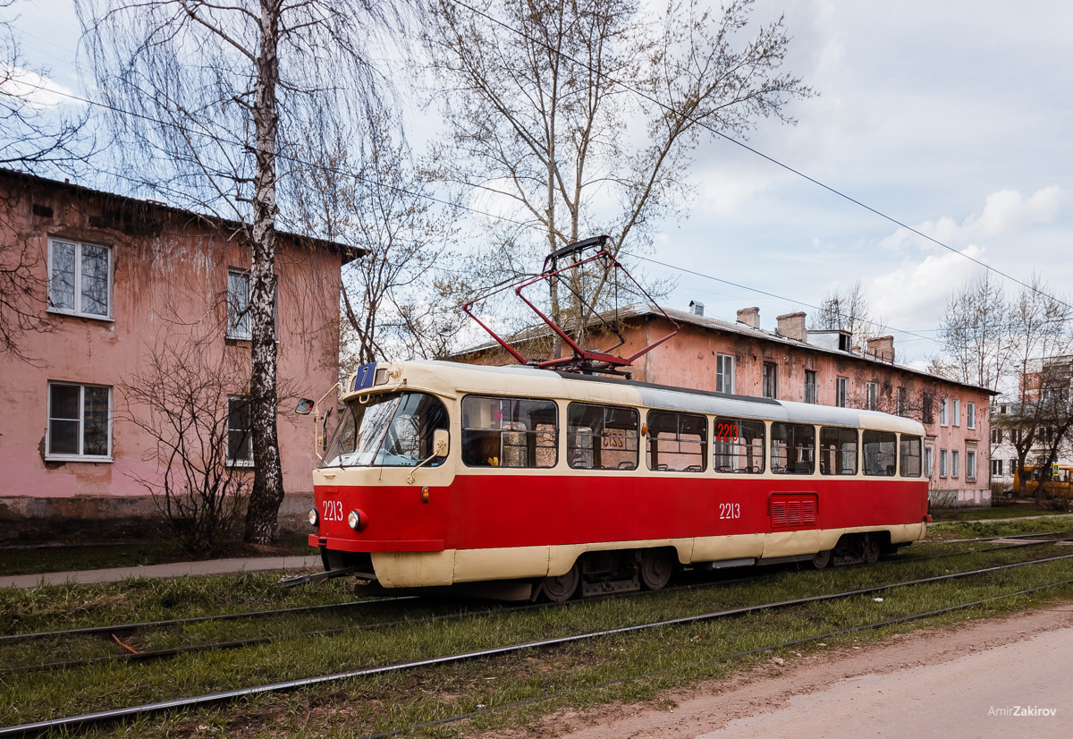 Ижевск, Tatra T3SU (двухдверная) № 2213