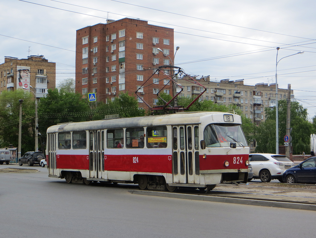 Самара, Tatra T3SU № 824