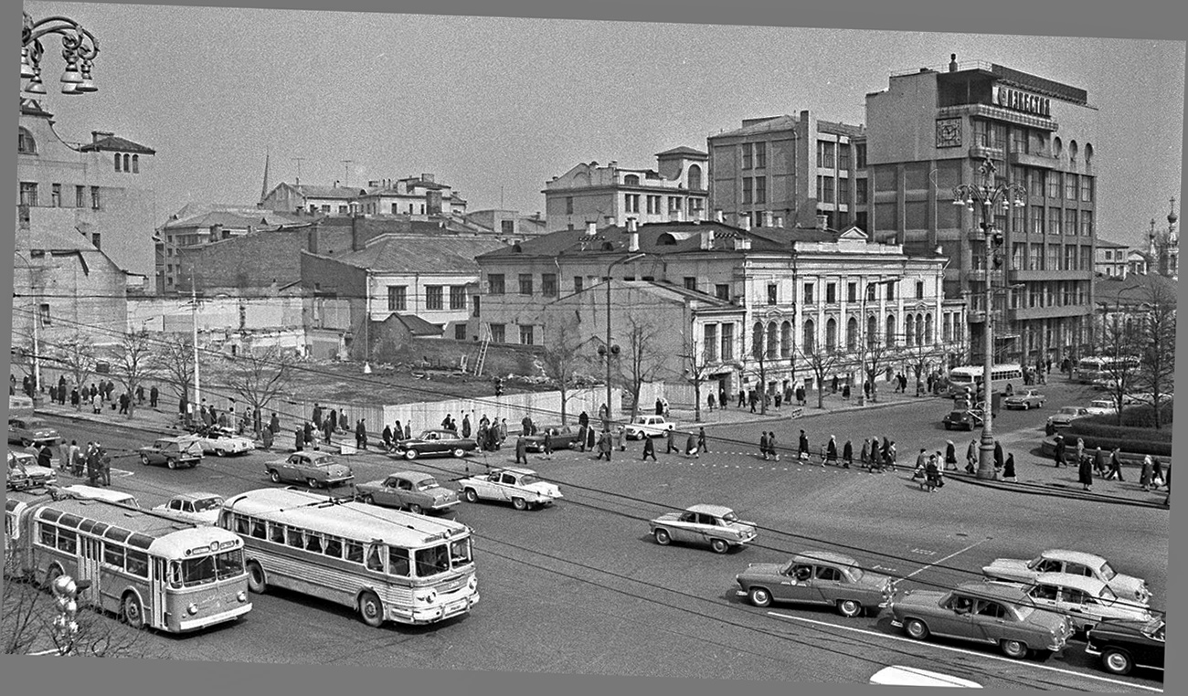 Москва, СВАРЗ ТС-1 № 8; Москва — Исторические фотографии — Трамвай и Троллейбус (1946-1991)