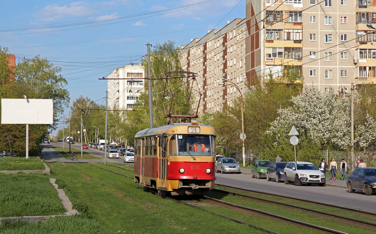 Екатеринбург, Tatra T3SU № 650