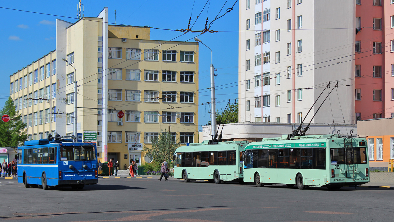 Гомель, БКМ 201А7 № 1691; Гомель, БКМ 321 № 1805; Гомель — Конечные станции