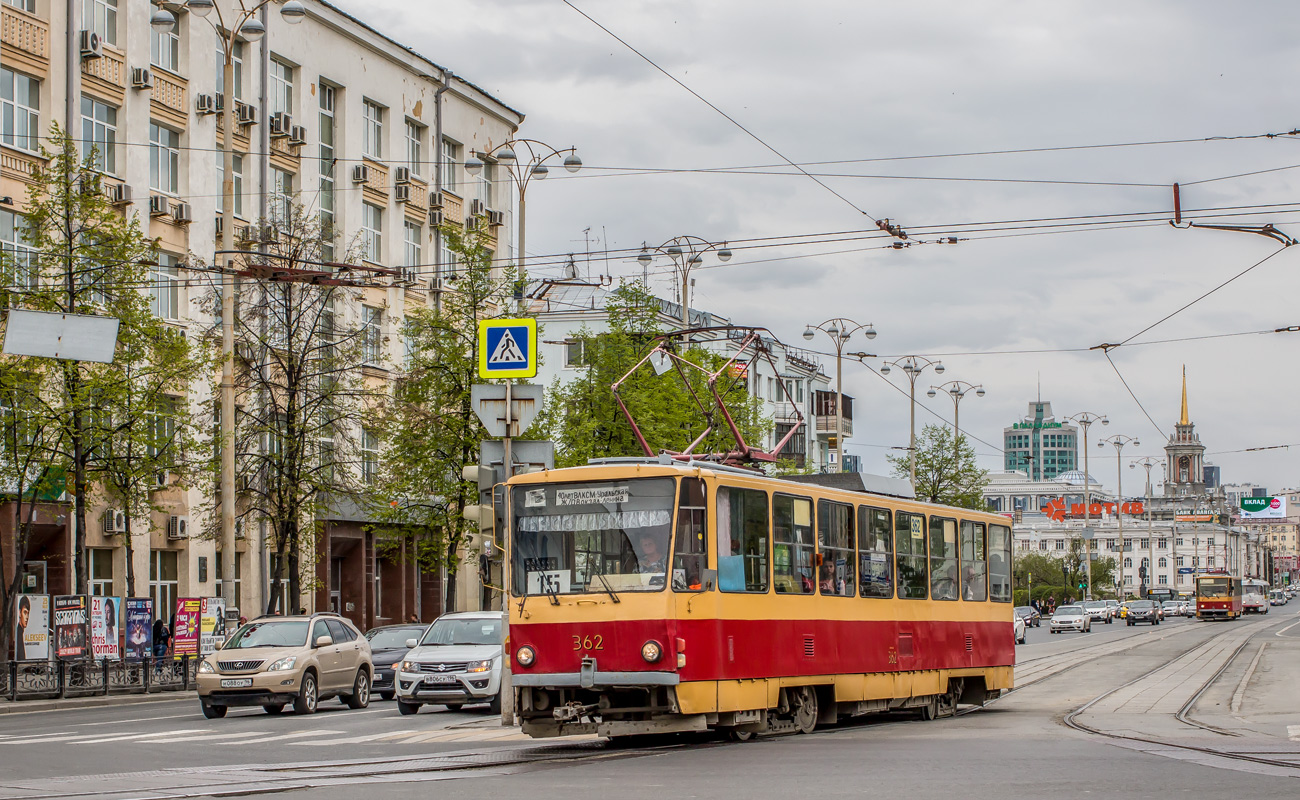 Екатеринбург, Tatra T6B5SU № 362