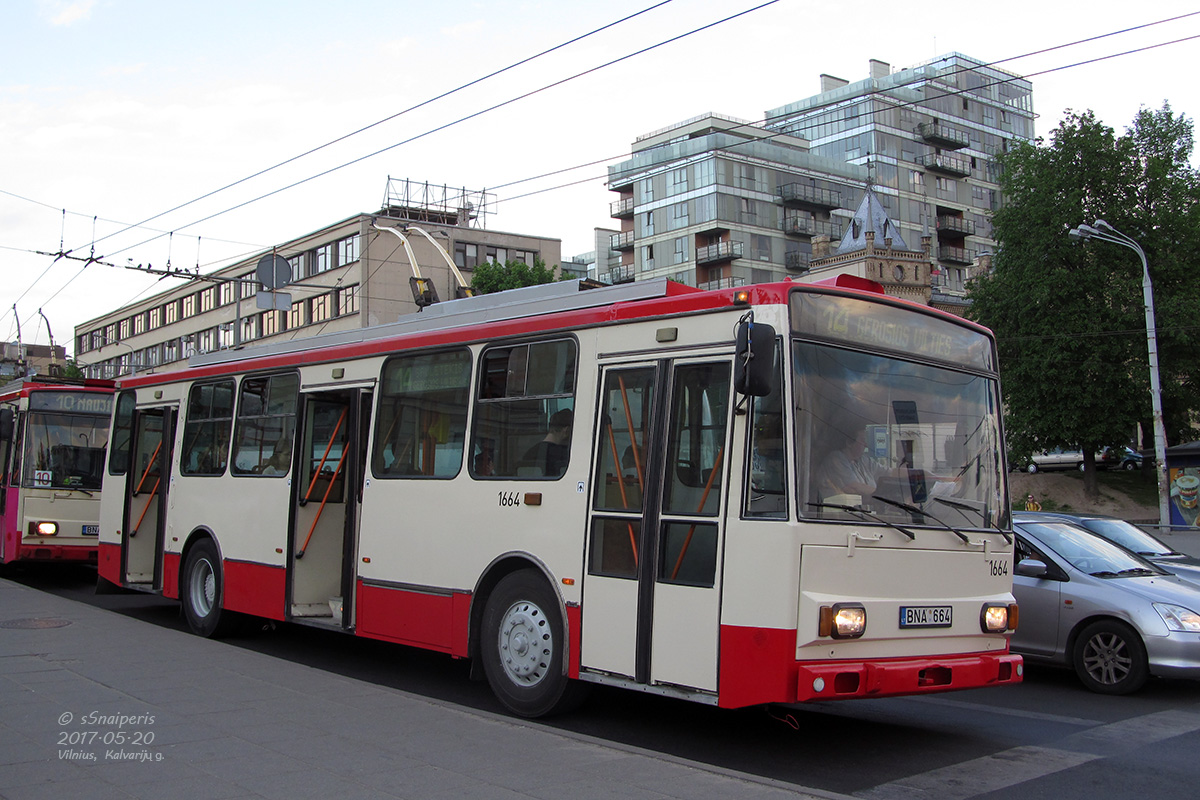 Вильнюс, Škoda 14Tr17/6M № 1664
