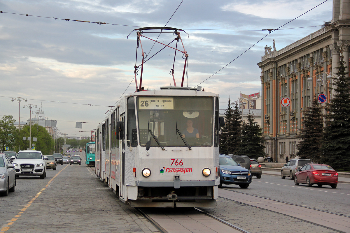 Екатеринбург, Tatra T6B5SU № 766