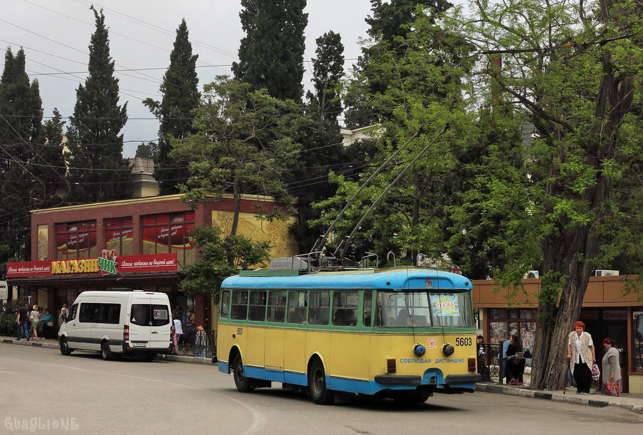 Крымский троллейбус, Škoda 9Tr24 № 5603