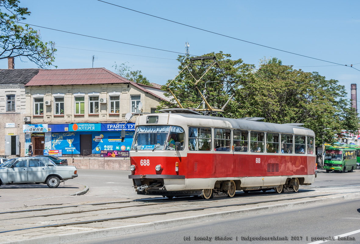 Каменское, Tatra T3SU № 688