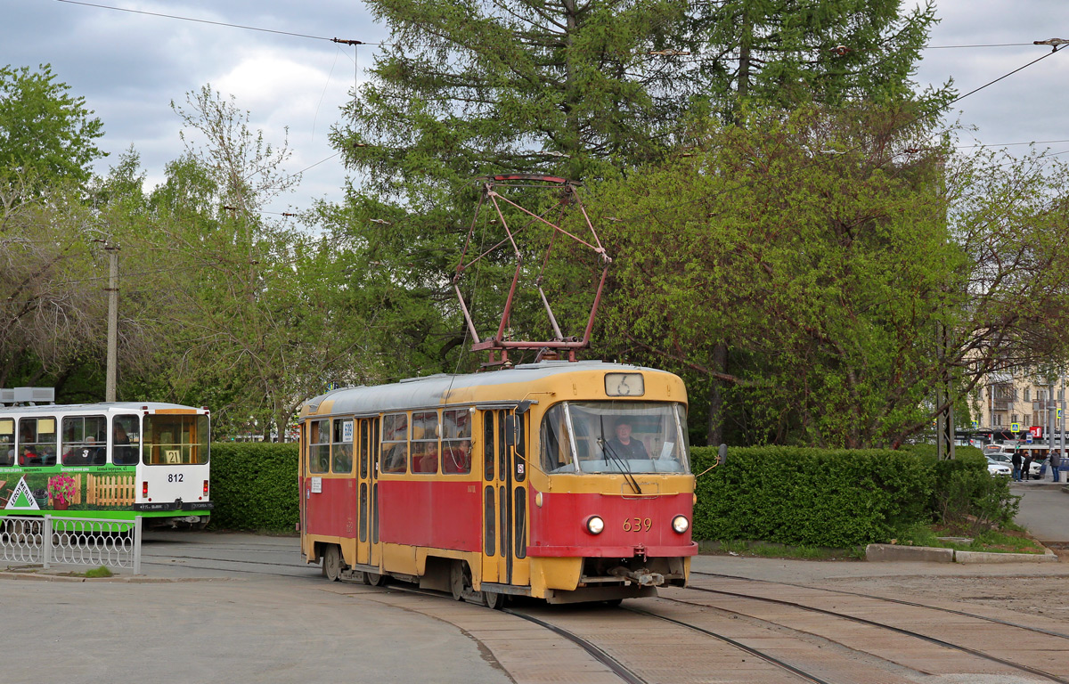 Екатеринбург, Tatra T3SU (двухдверная) № 639