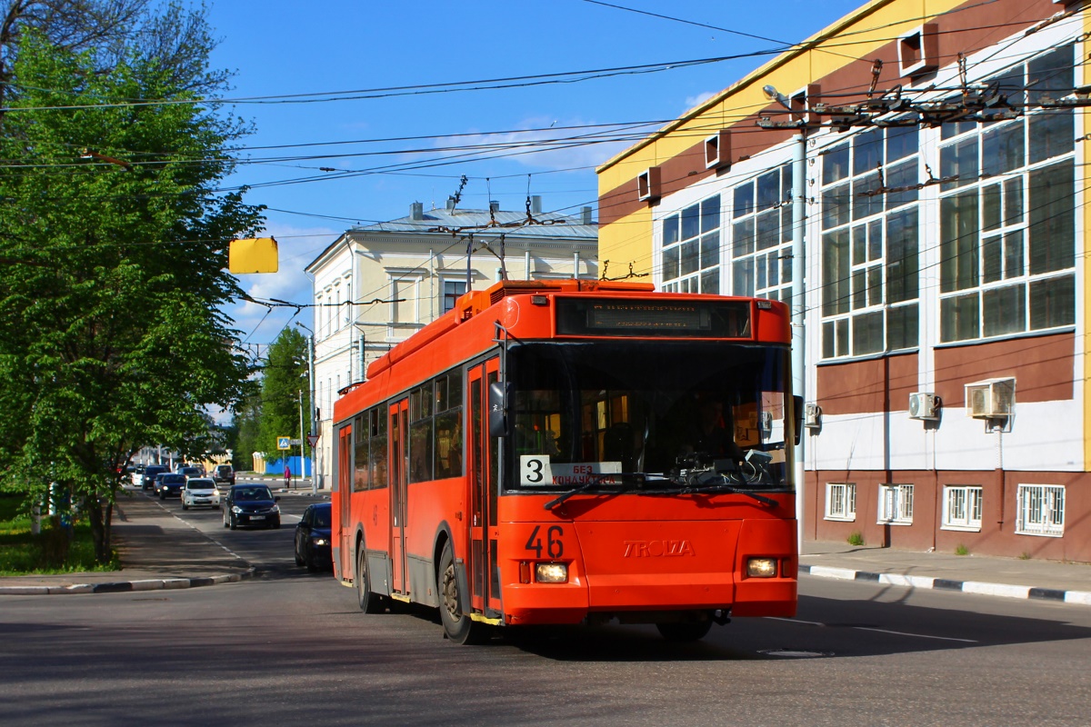 Тверь, Тролза-5275.05 «Оптима» № 46; Тверь — Троллейбусные линии: Центральный район