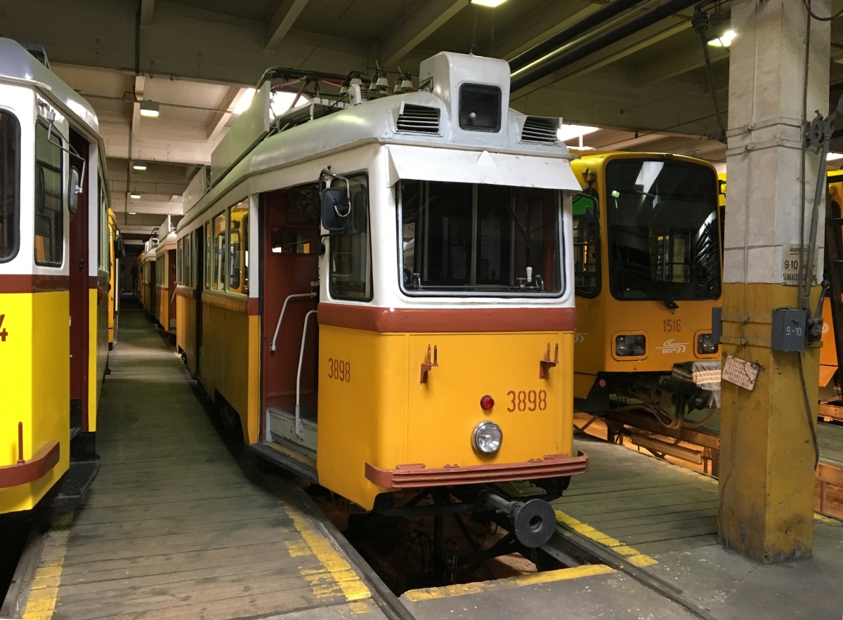 Будапешт, Ganz UV5 № 3898; Будапешт — Трамвайные депо