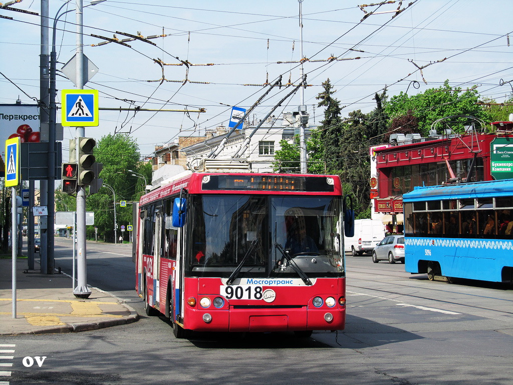 Москва, МТрЗ-52791 «Садовое Кольцо» № 9018