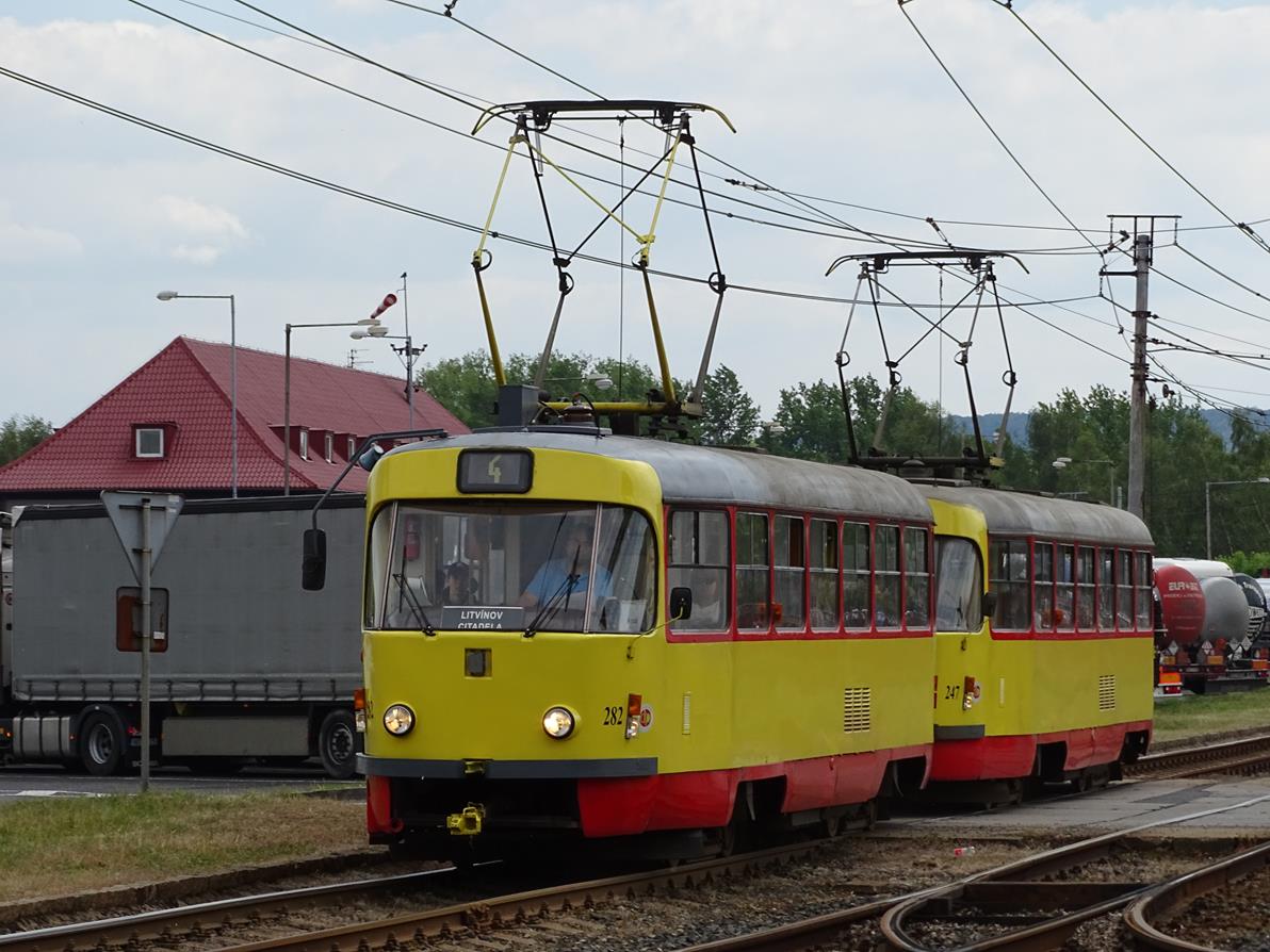 Most - Litvínov, Tatra T3M.3 № 282 Most - Litvínov, Tatra T3M.3 № 282