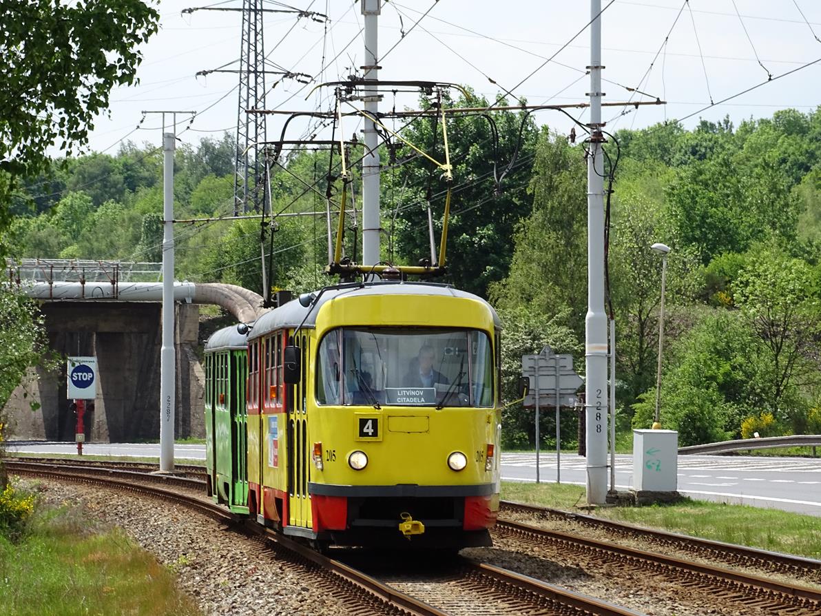 Most - Litvínov, Tatra T3M.3 — 205