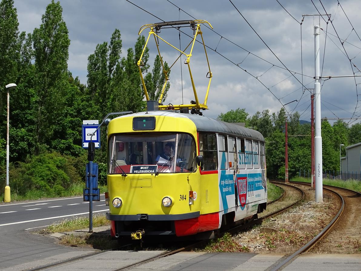 Мост ― Литвинов, Tatra T3M.3 № 304