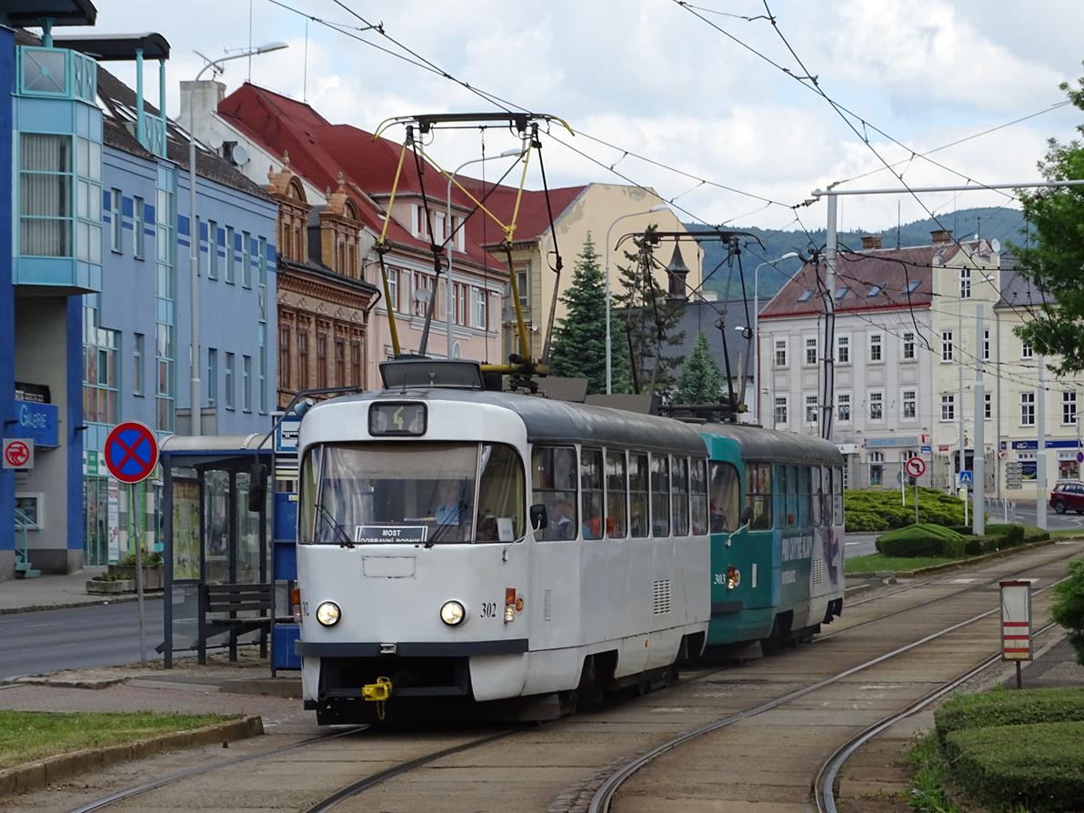Мост ― Литвинов, Tatra T3M.3 № 302