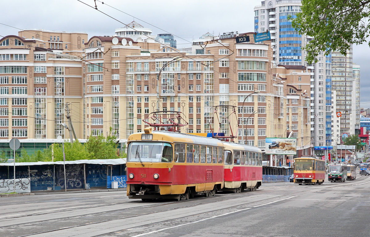 Екатеринбург, Tatra T3SU (двухдверная) № 511