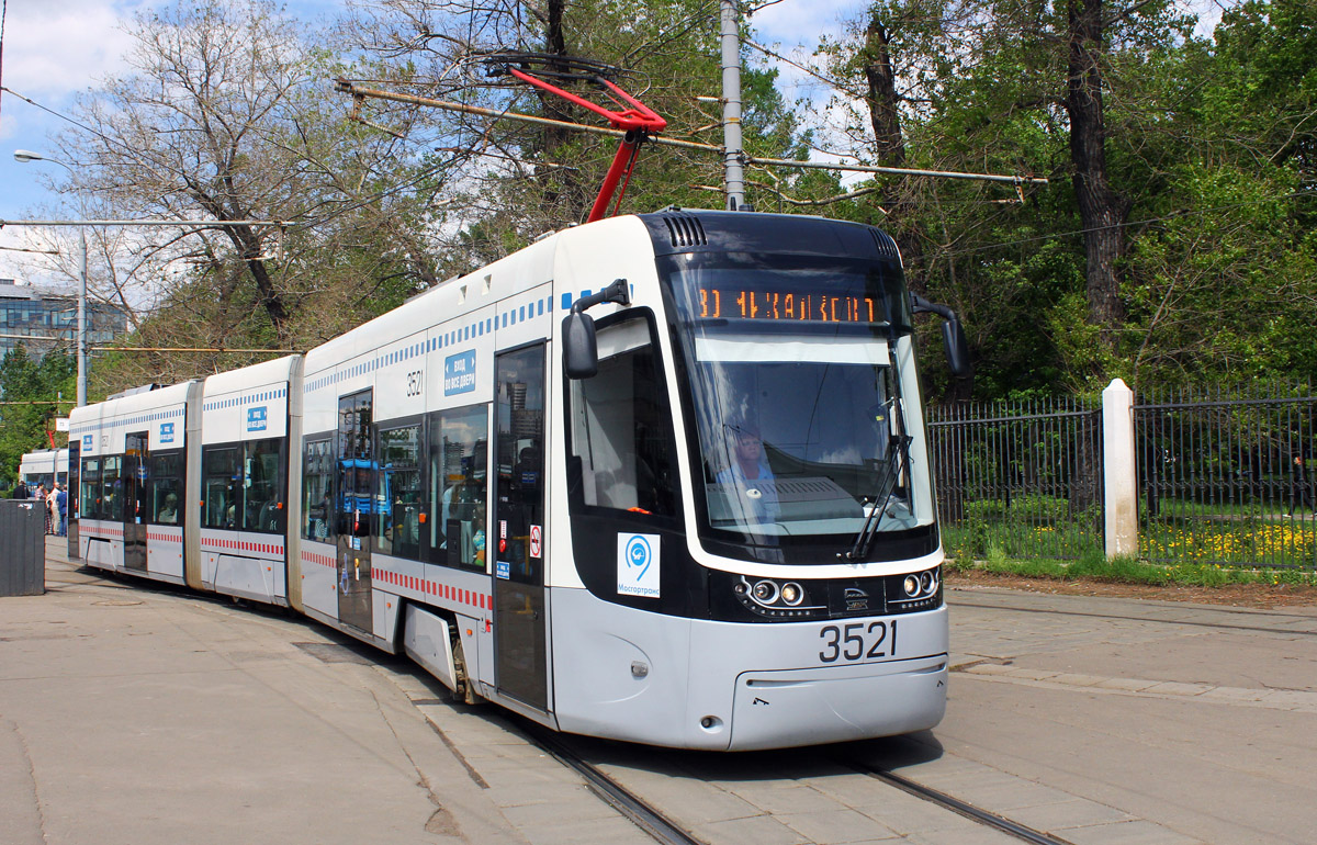 Москва, 71-414 (Pesa Fokstrot) № 3521