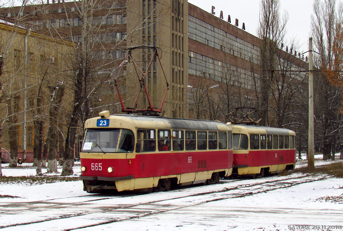 Харьков, Tatra T3SU № 665