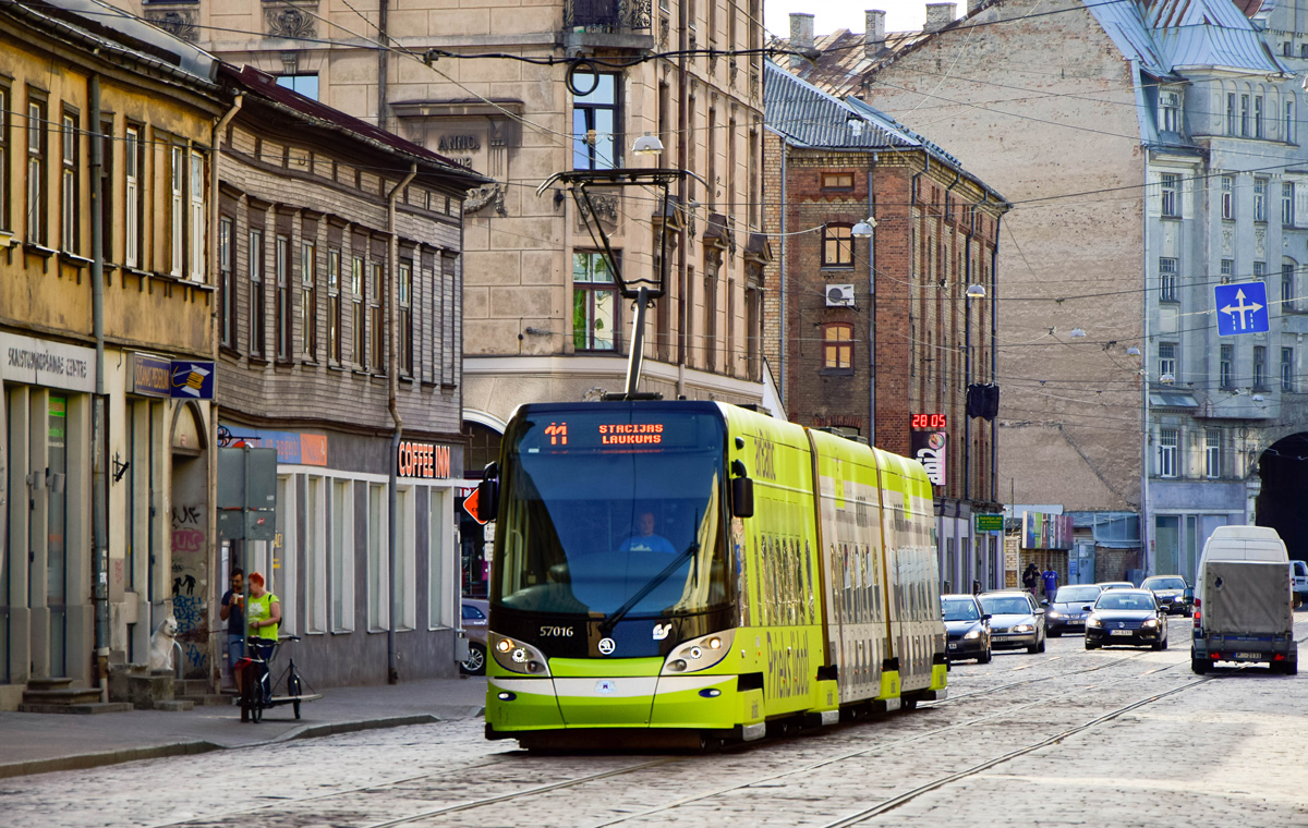 Рига, Škoda 15T ForCity Alfa Riga № 57016 Рига, Škoda 15T ForCity Alfa Riga № 57016