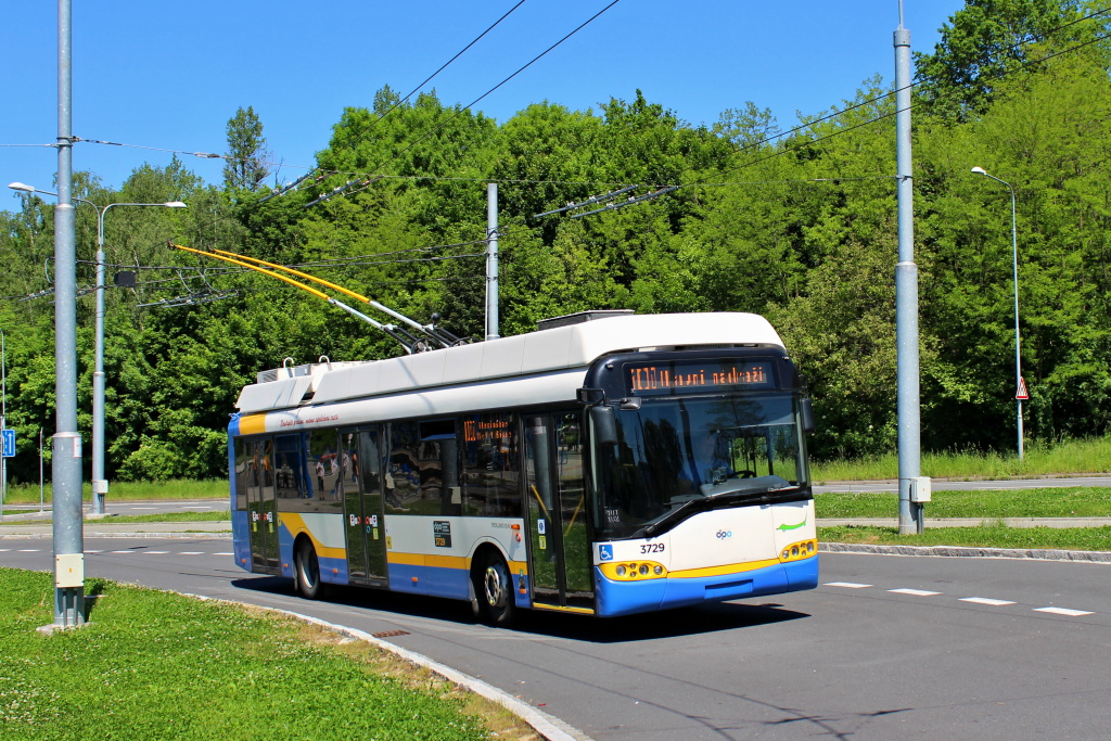 Острава, Solaris Trollino II 12 AC № 3729