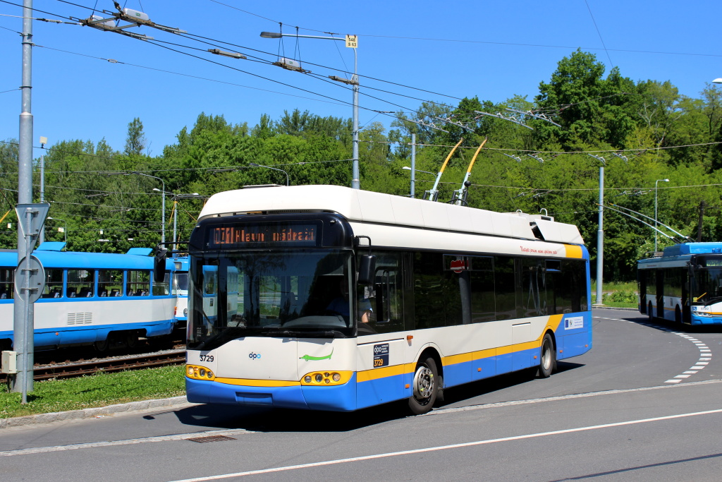 Острава, Solaris Trollino II 12 AC № 3729
