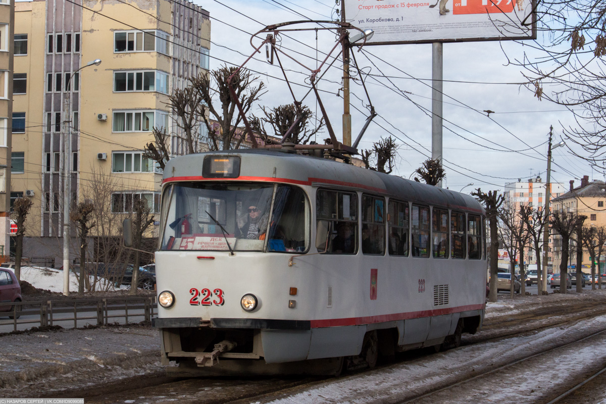 Tverė, Tatra T3SU nr. 223; Tverė — The last years of the Tver streetcar (2017 — 2018)